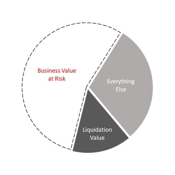 Business Value at Risk Pie Chart Image